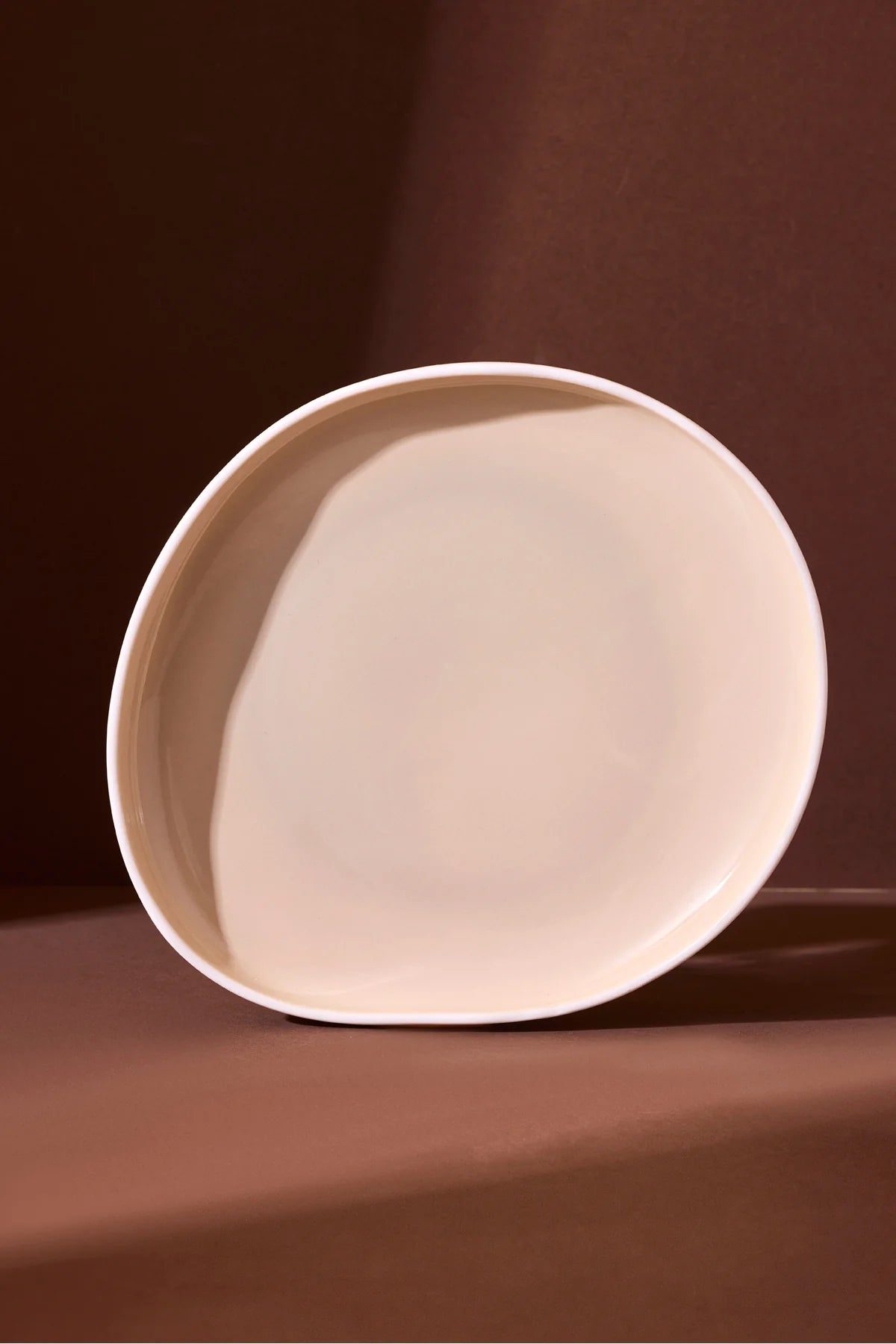 Roma Beige Porcelain Dessert Plate Set of 6
