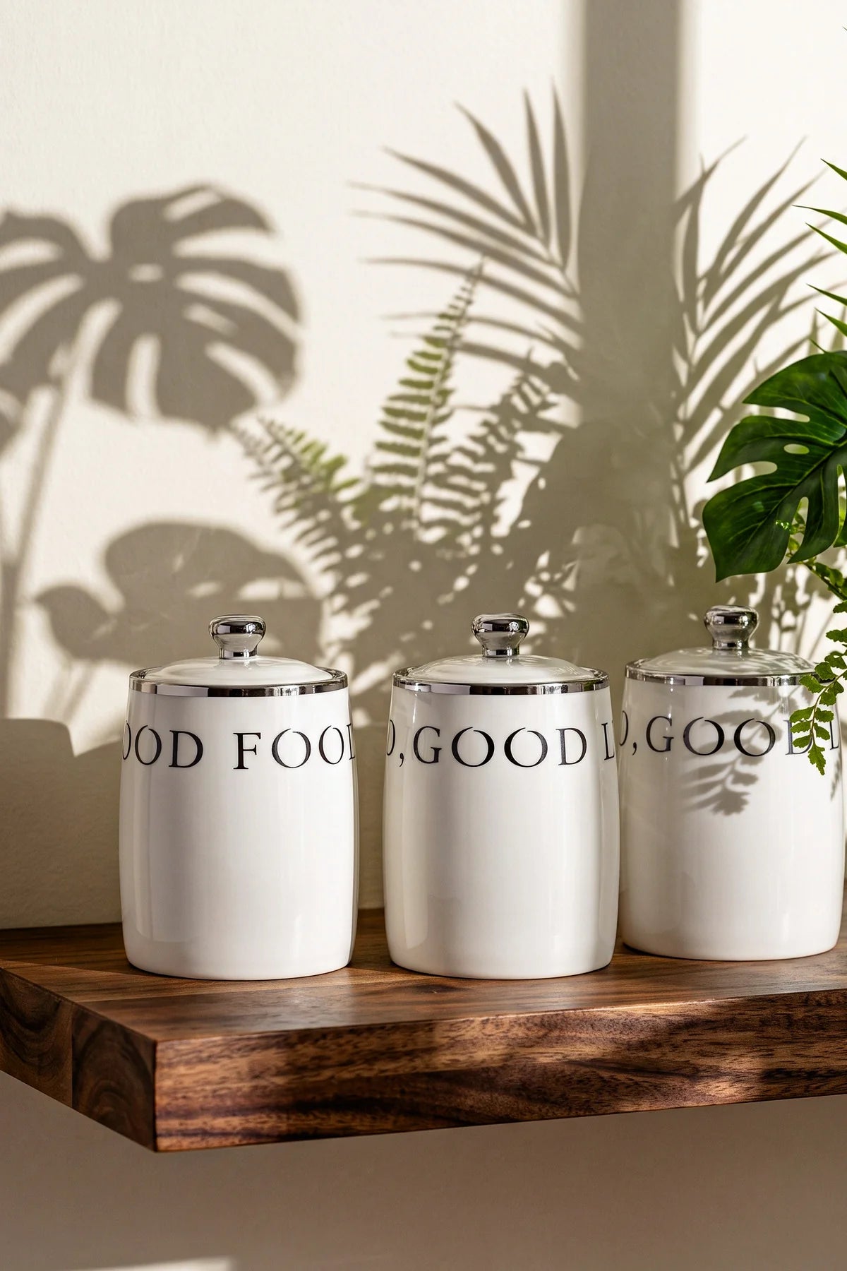 Motto Porcelain 3-Piece Spice Set
