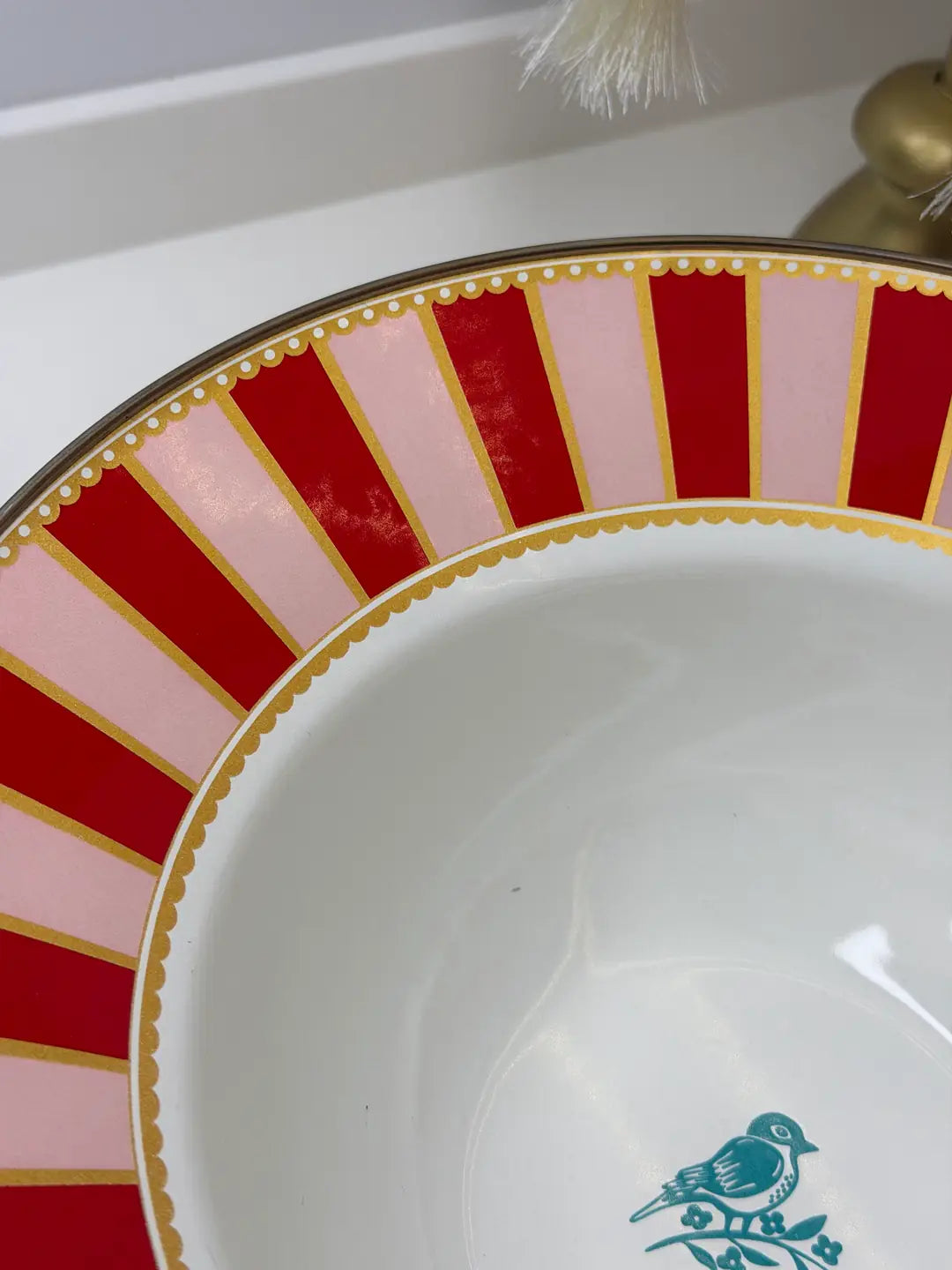 Bellissima Enamel Pedestal Fruit Bowl 30 cm