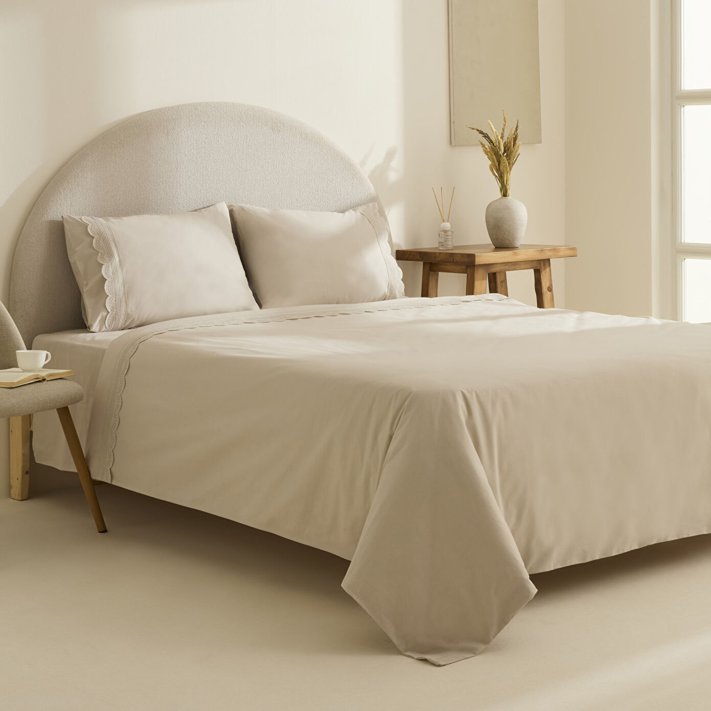 Karaca Home Berry Haven Double Duvet Cover Set Red