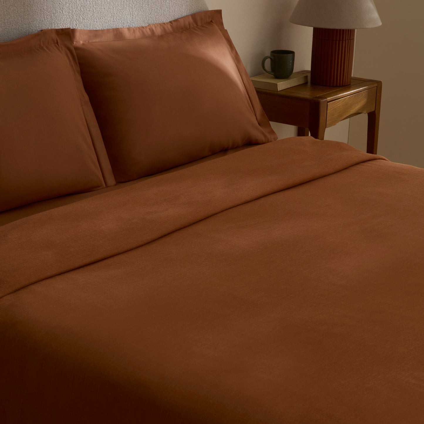 Farel Muslin 100% Cotton Double Bedspread, Tile