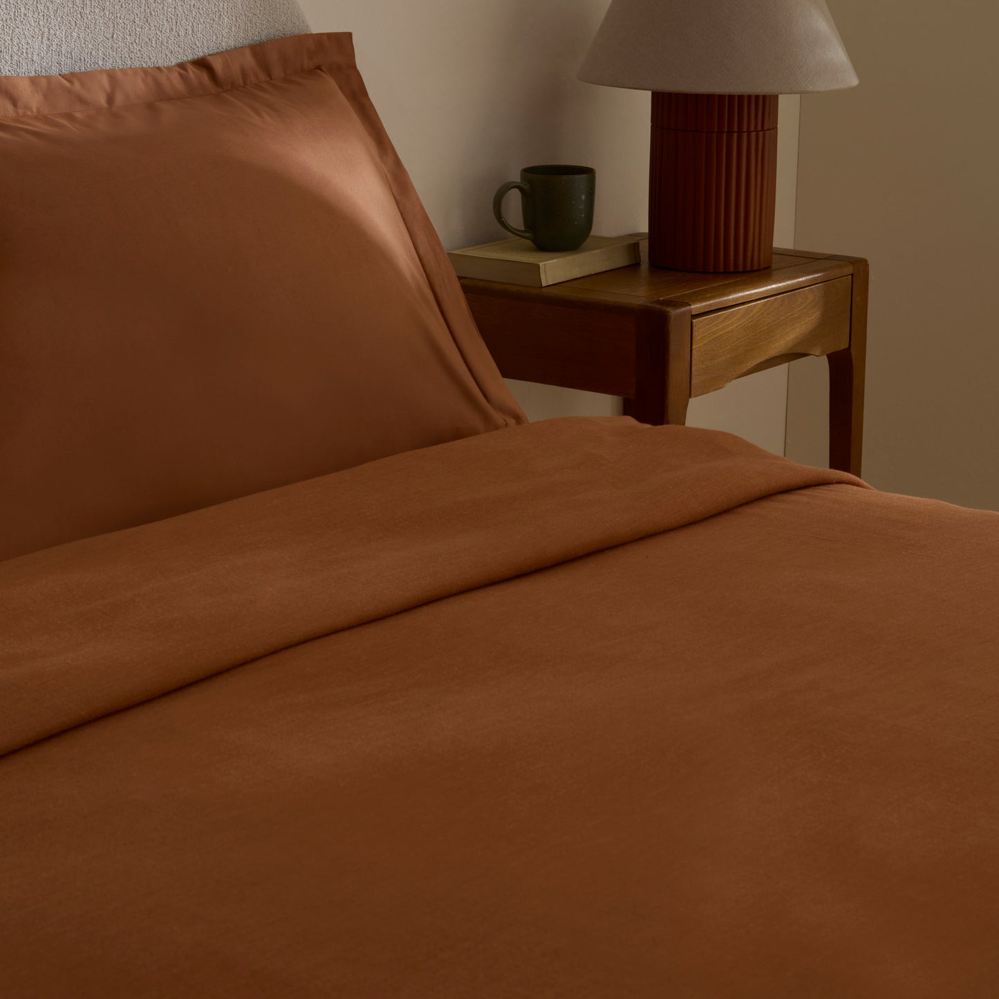 Farel Muslin 100% Cotton Double Bedspread, Tile