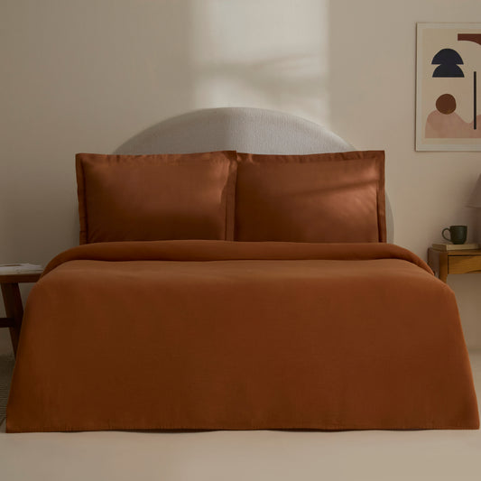 Farel Muslin 100% Cotton Double Bedspread, Tile