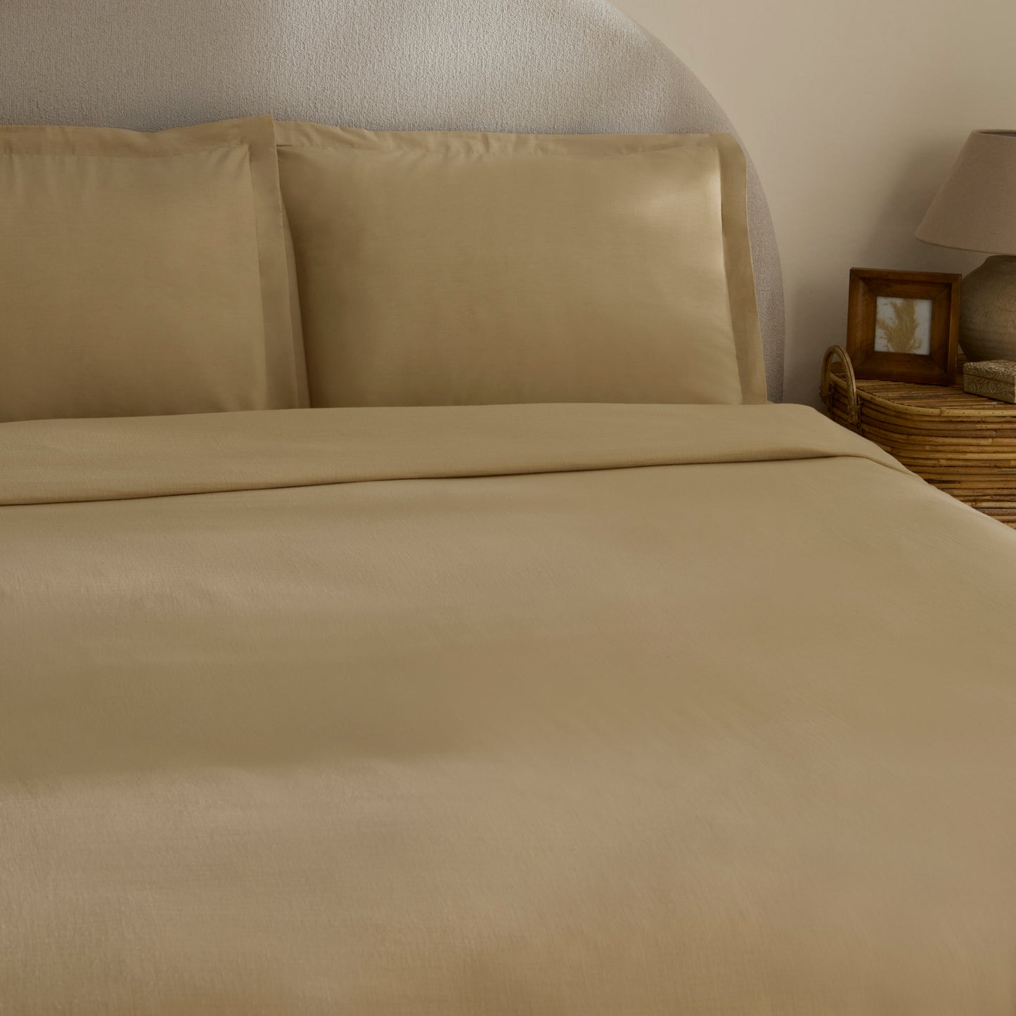 Farel Muslin 100% Cotton  Double Bedspread, Mink