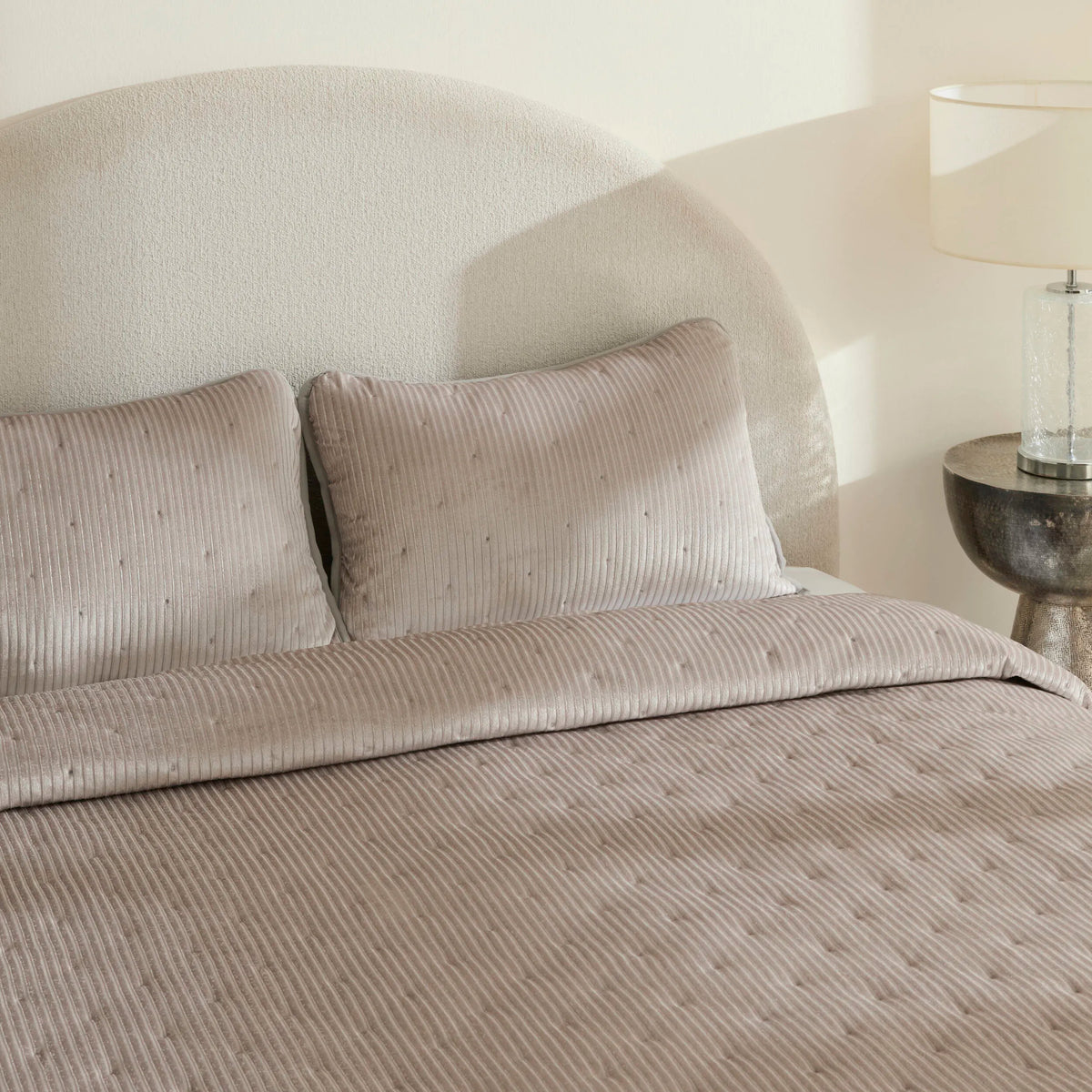 Lorian Double Bedspread Set Grey
