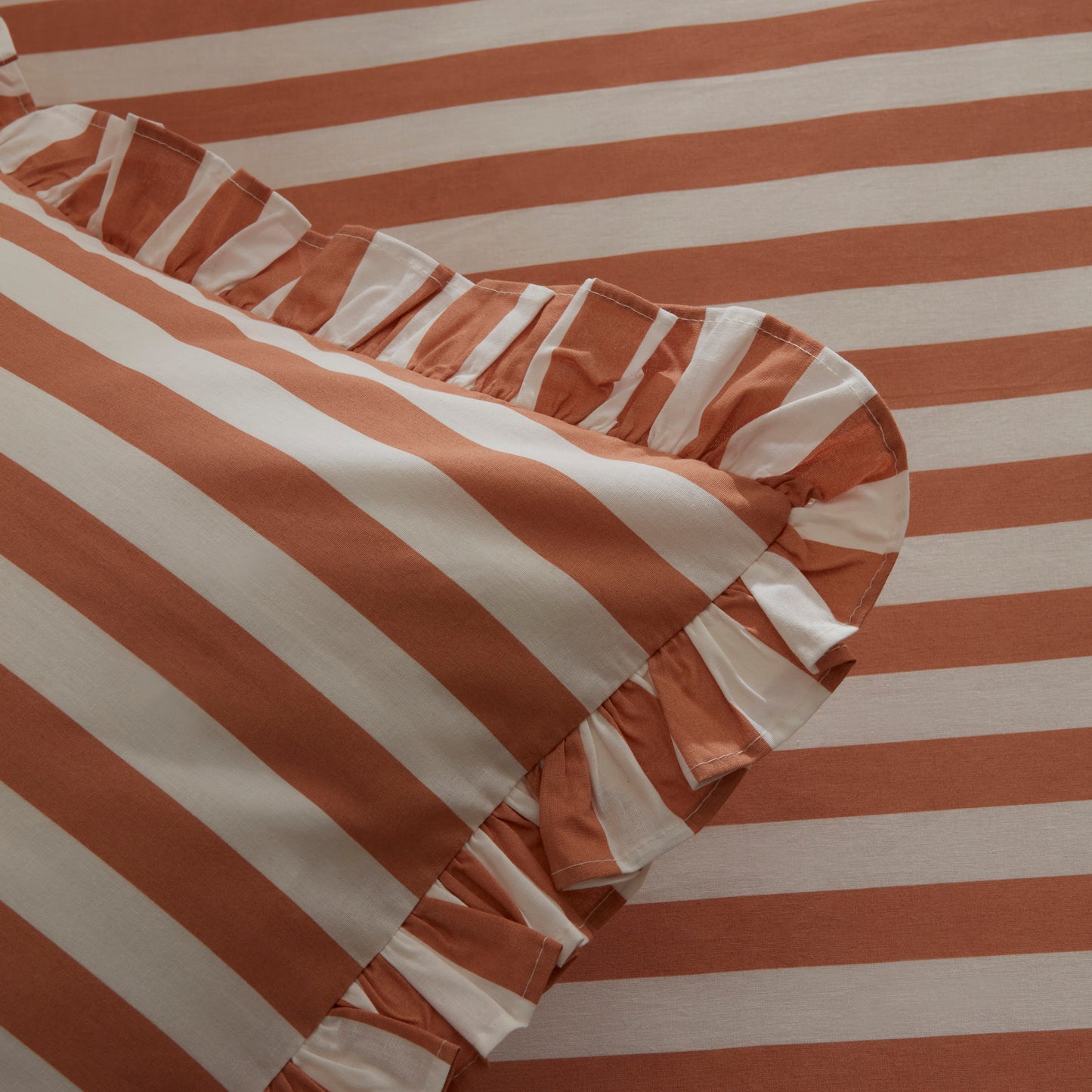 Ripple Duvet Cover Set - Orange