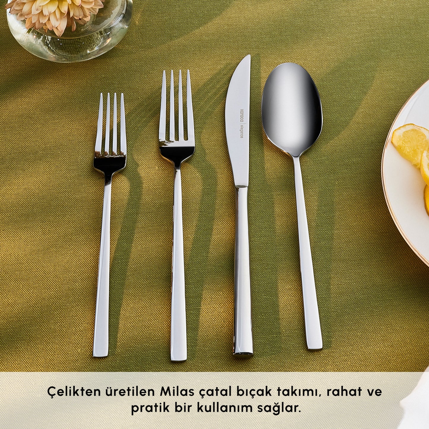 Karaca Milas 24-Piece Cutlery Set for 6 People