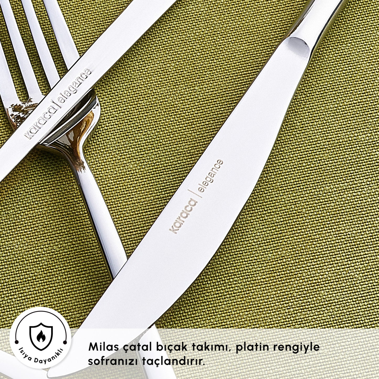 Karaca Milas 24-Piece Cutlery Set for 6 People