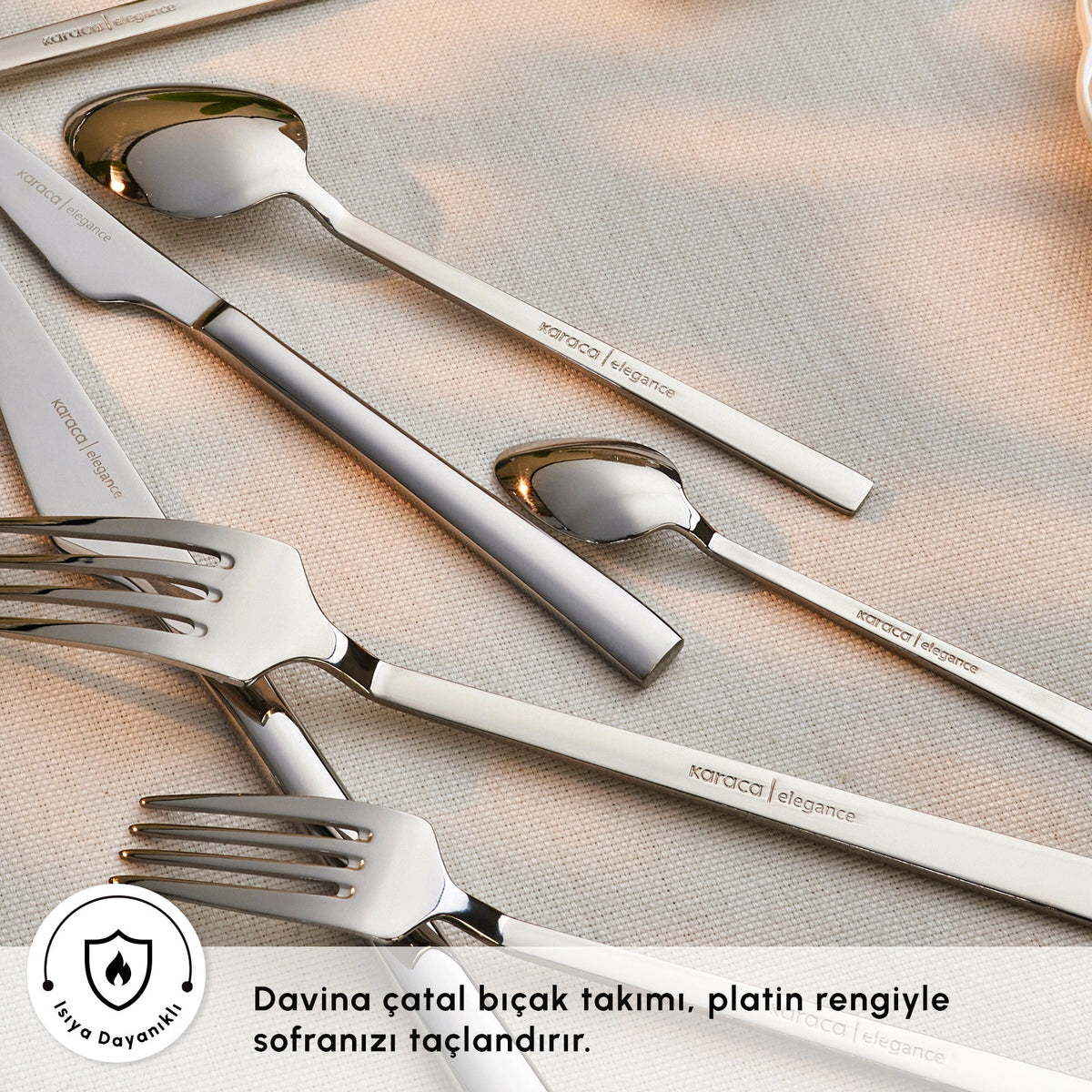 Karaca New Davina 84-Piece 12-Person Cutlery Set