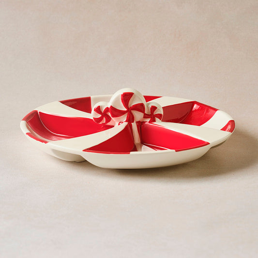 New Year's Candy Twist Compartment Presentation 26.7 cm