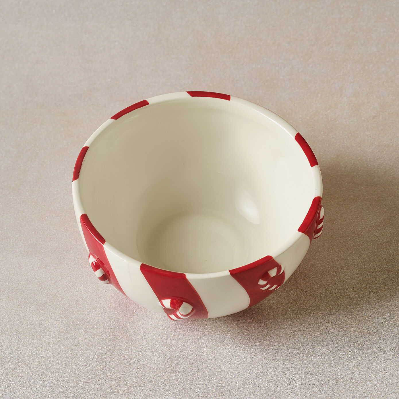 New Year Candy Twist Bowl 13 cm