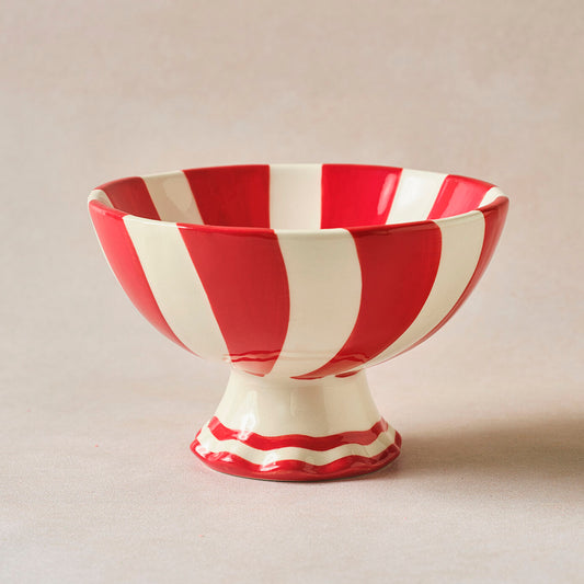 New Year Candy Twist Bowl 17.5 cm