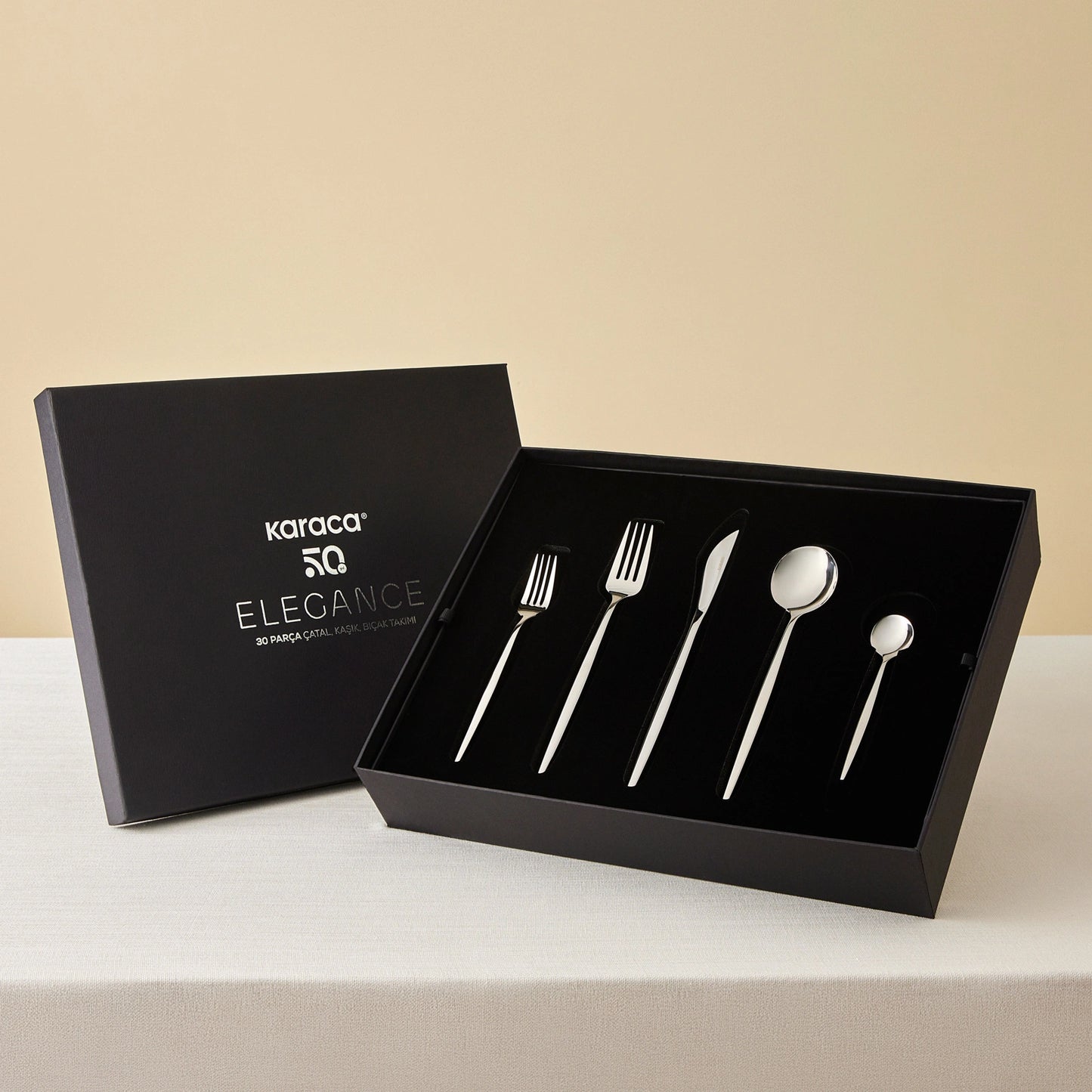 Orion Platinum 30 Piece Cutlery Set for 6 People