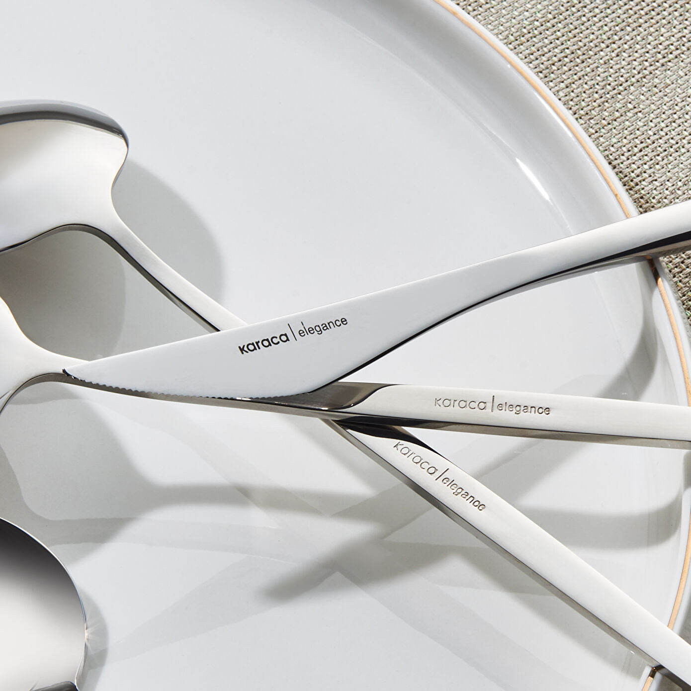 Porto 30 Piece Cutlery Set for 6 People Platinum