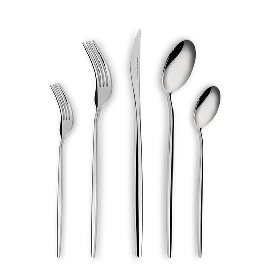 Porto 30 Piece Cutlery Set for 6 People Platinum