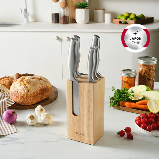 Karaca Samurai Force Japanese Steel 6 Piece Knife Set