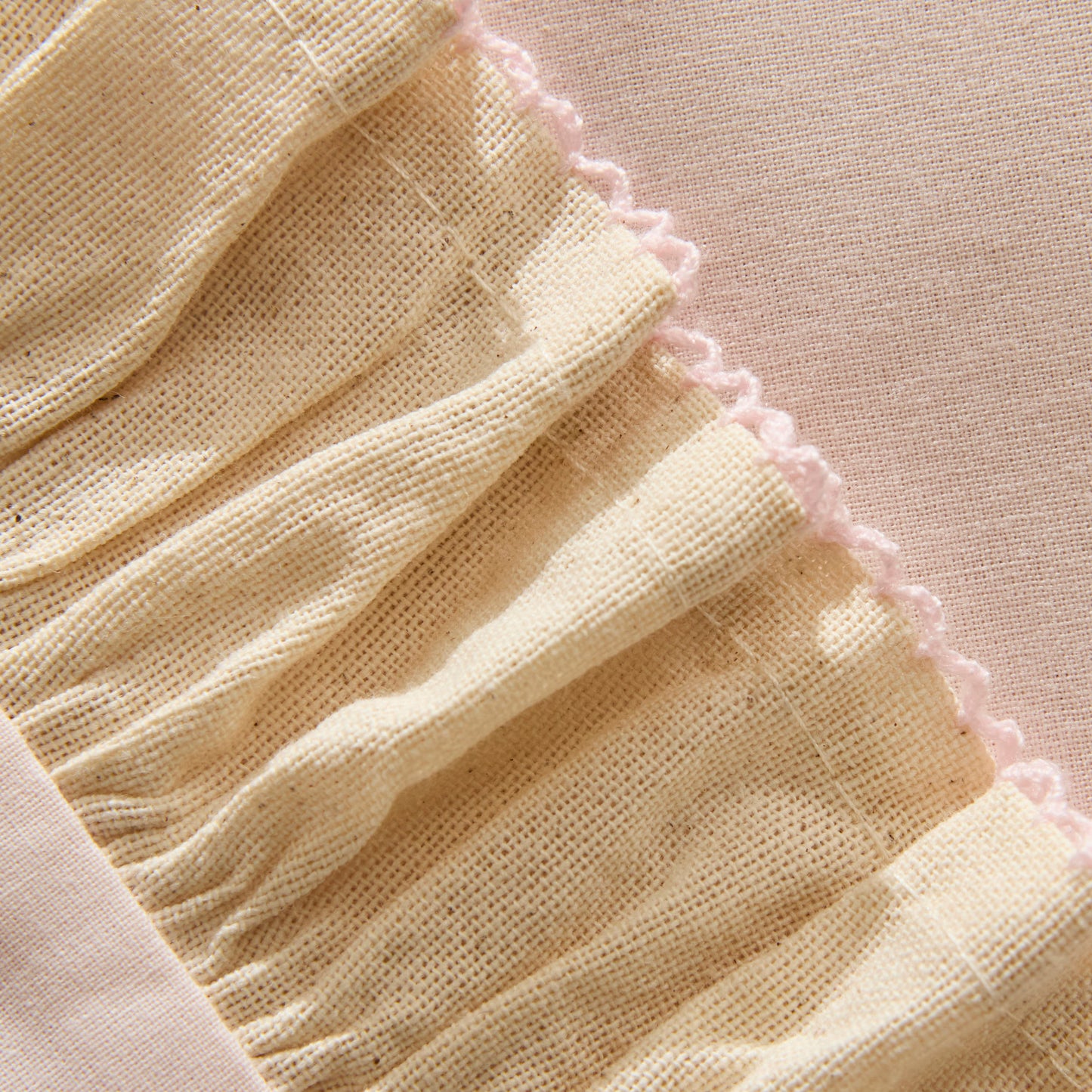 Lisa 100% Cotton Double Duvet Cover Set - Rose