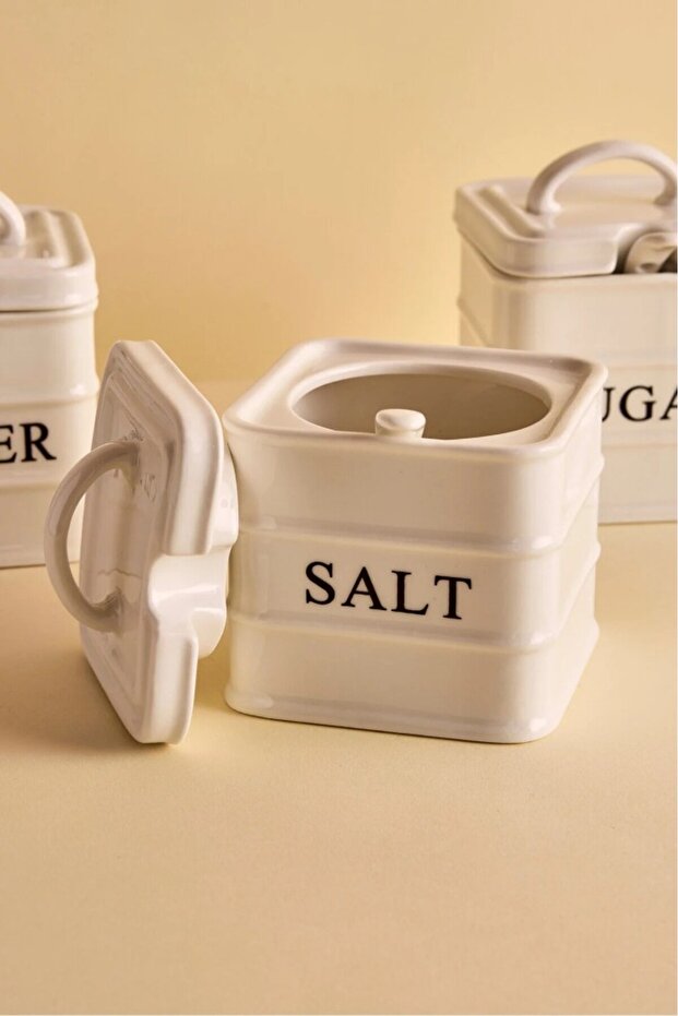 Bianca 3-Piece Porcelain Spice Set