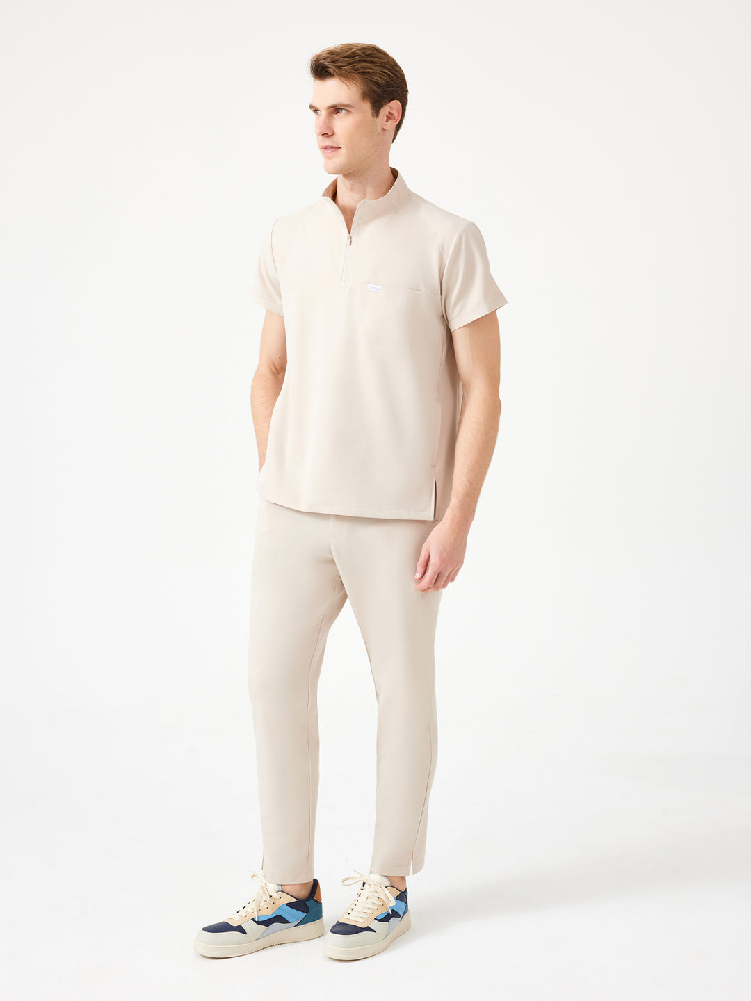 Cosa Altius Men's Top - Light Beige