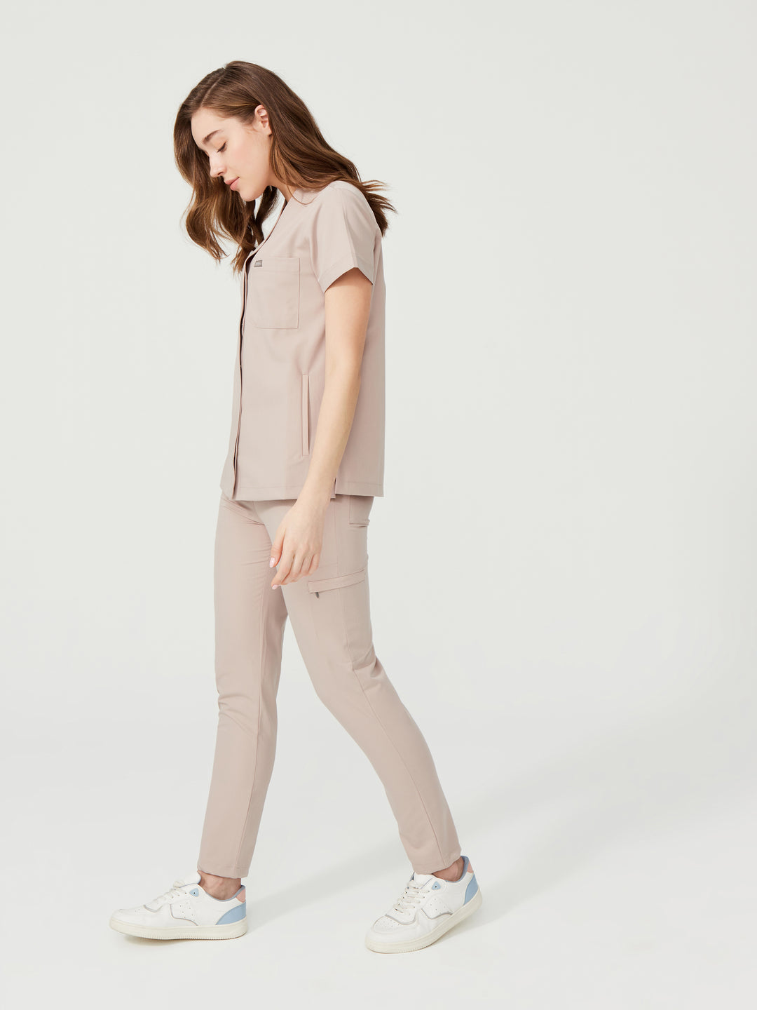 Cosa Mono Women's Scrubs - Beige