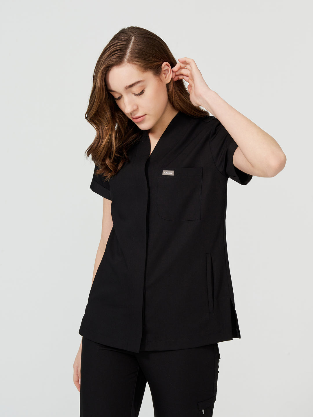 Cosa Mono Women's Scrubs - Black