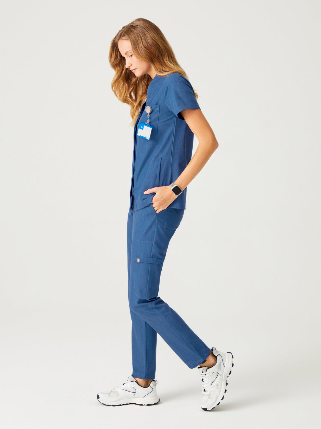 Cosa Mono Women's Scrubs - Jean Blue