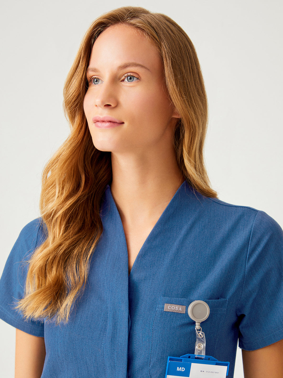 Cosa Mono Women's Scrubs - Jean Blue