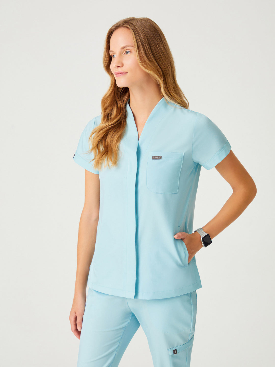 Cosa Mono Women's Scrubs - Mint Green