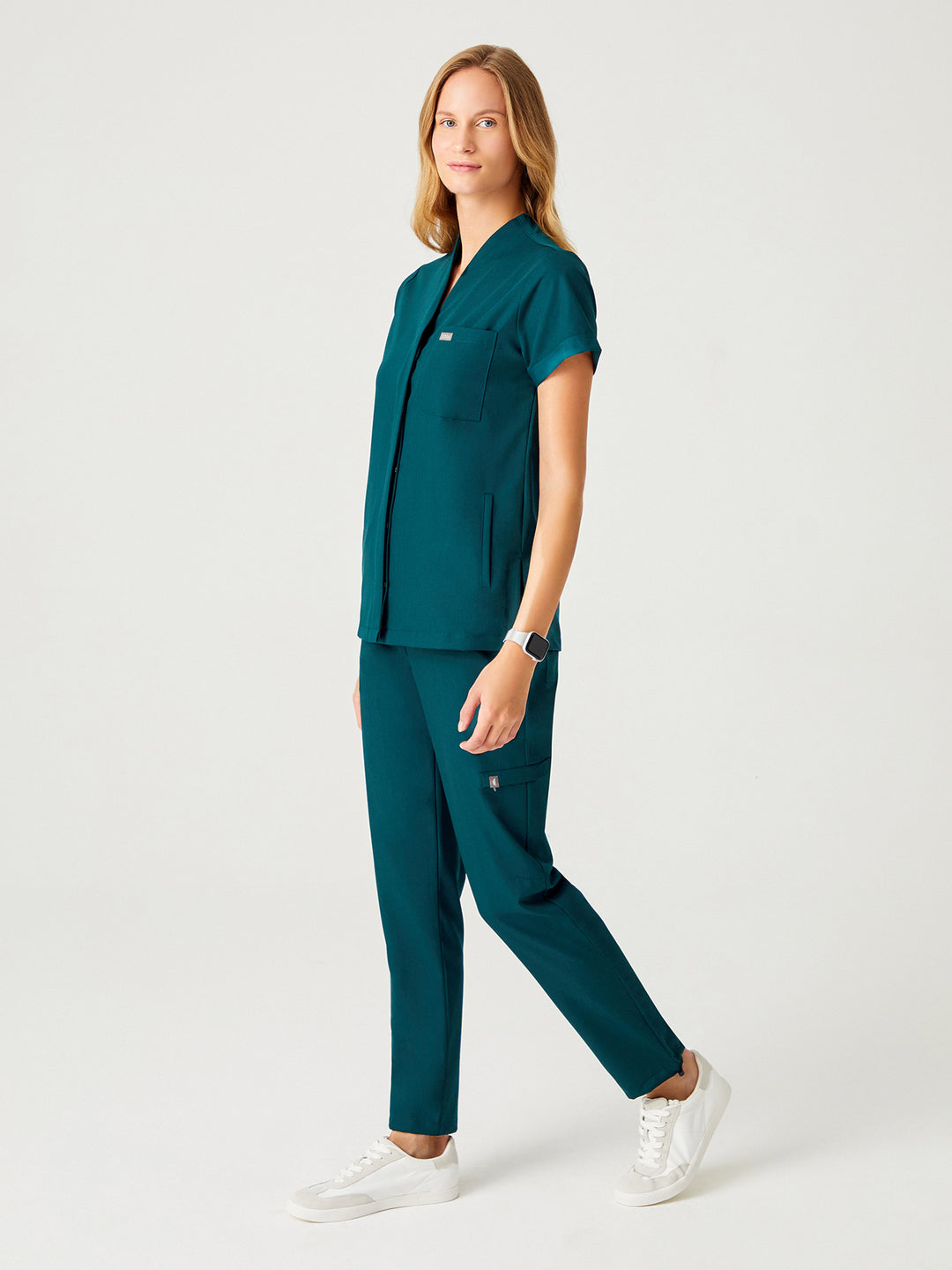 Cosa Mono Women's Scrubs - Petrol Green
