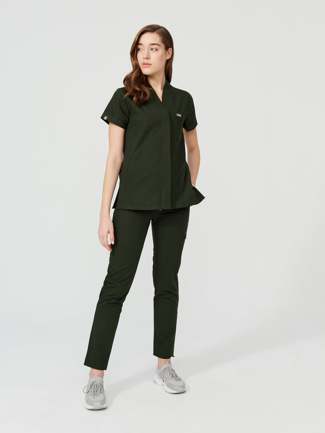 Cosa Mono Women's Scrubs - Pine Green