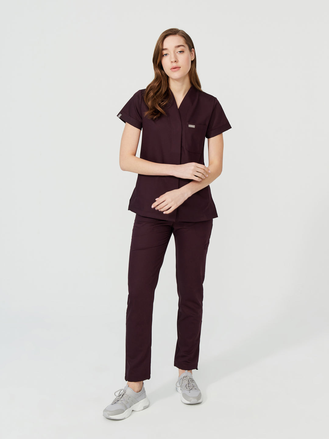 Cosa Mono Women's Scrubs - Plum