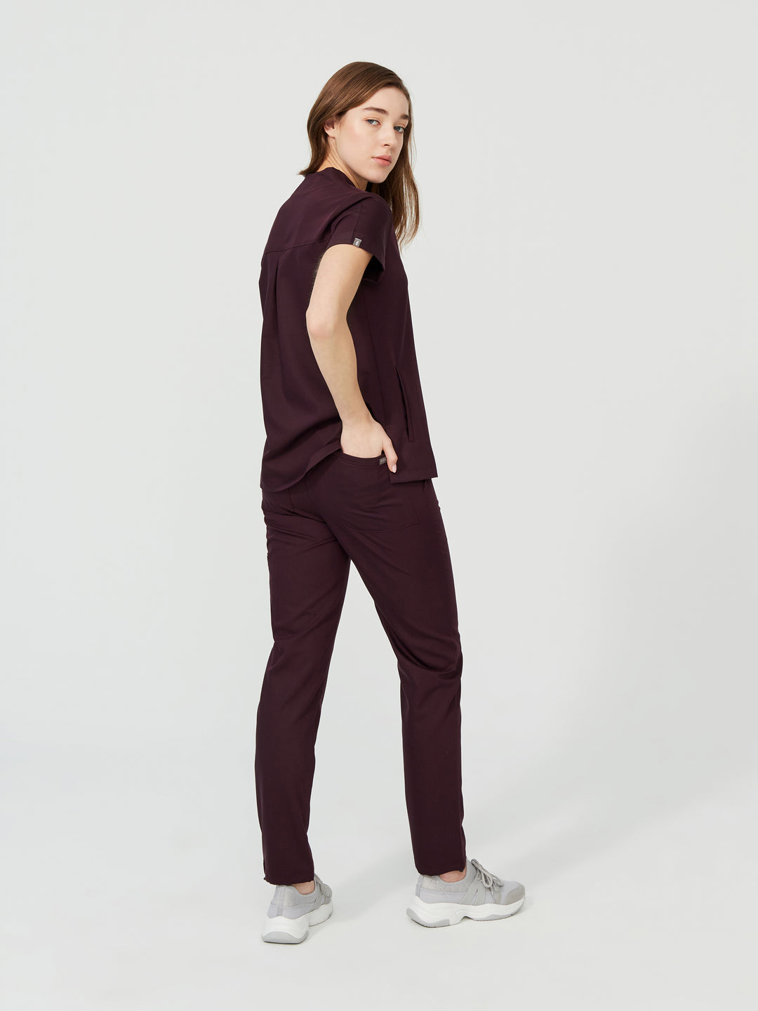 Cosa Mono Women's Scrubs - Plum