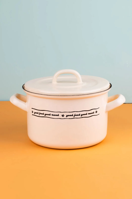 Mood Enamel 20cm Pot - 3 Liters