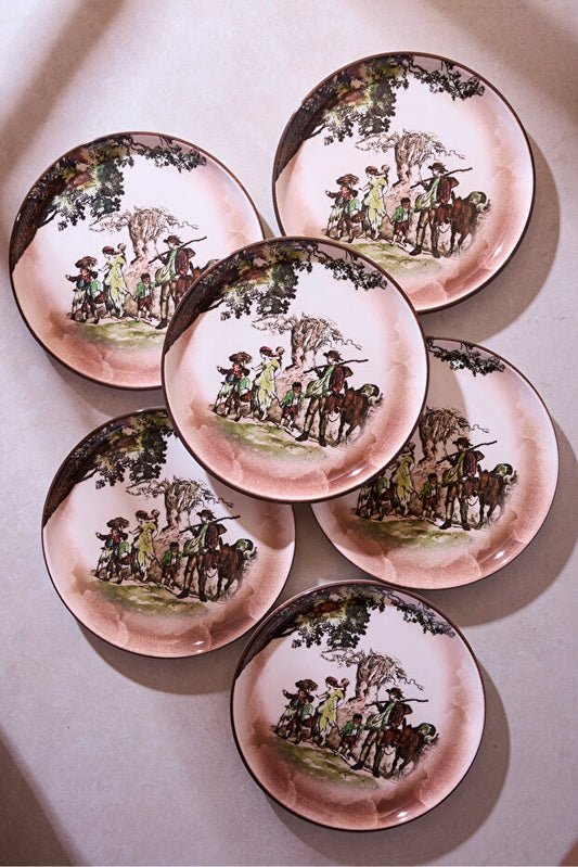 Old English the Farmers 6 Piece Cake Set 21 cm