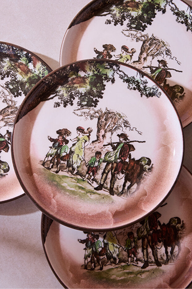 Old English the Farmers 6 Piece Cake Set 21 cm