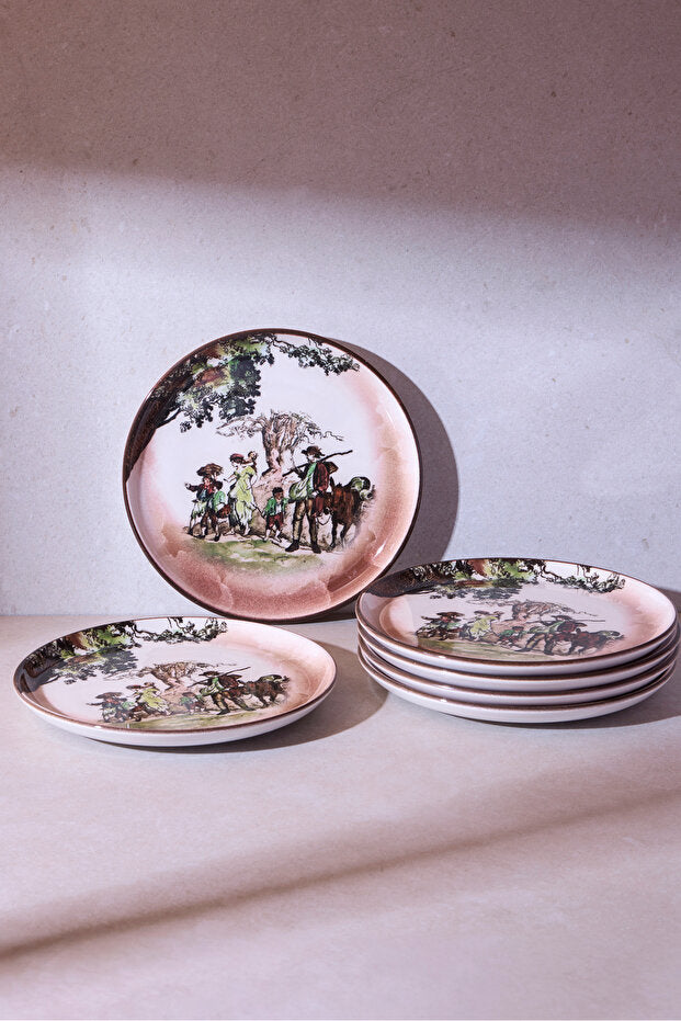 Old English the Farmers 6 Piece Cake Set 21 cm