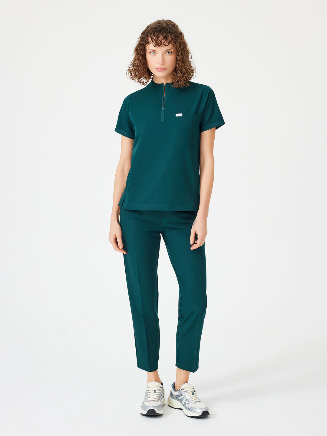 Cosa Citius Women's Top - Petrol Green