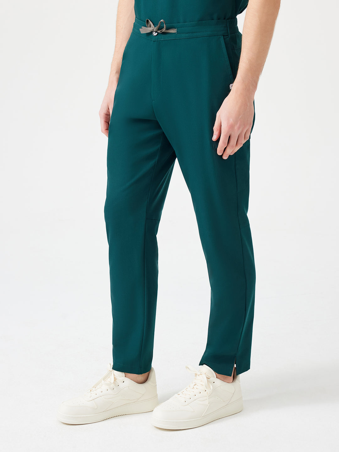 Cosa Altius Men's Straight Fit Trousers - Petrol Green