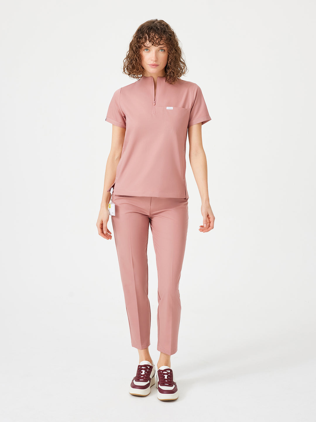 Cosa Citius Women's Pleated Trousers - Powder