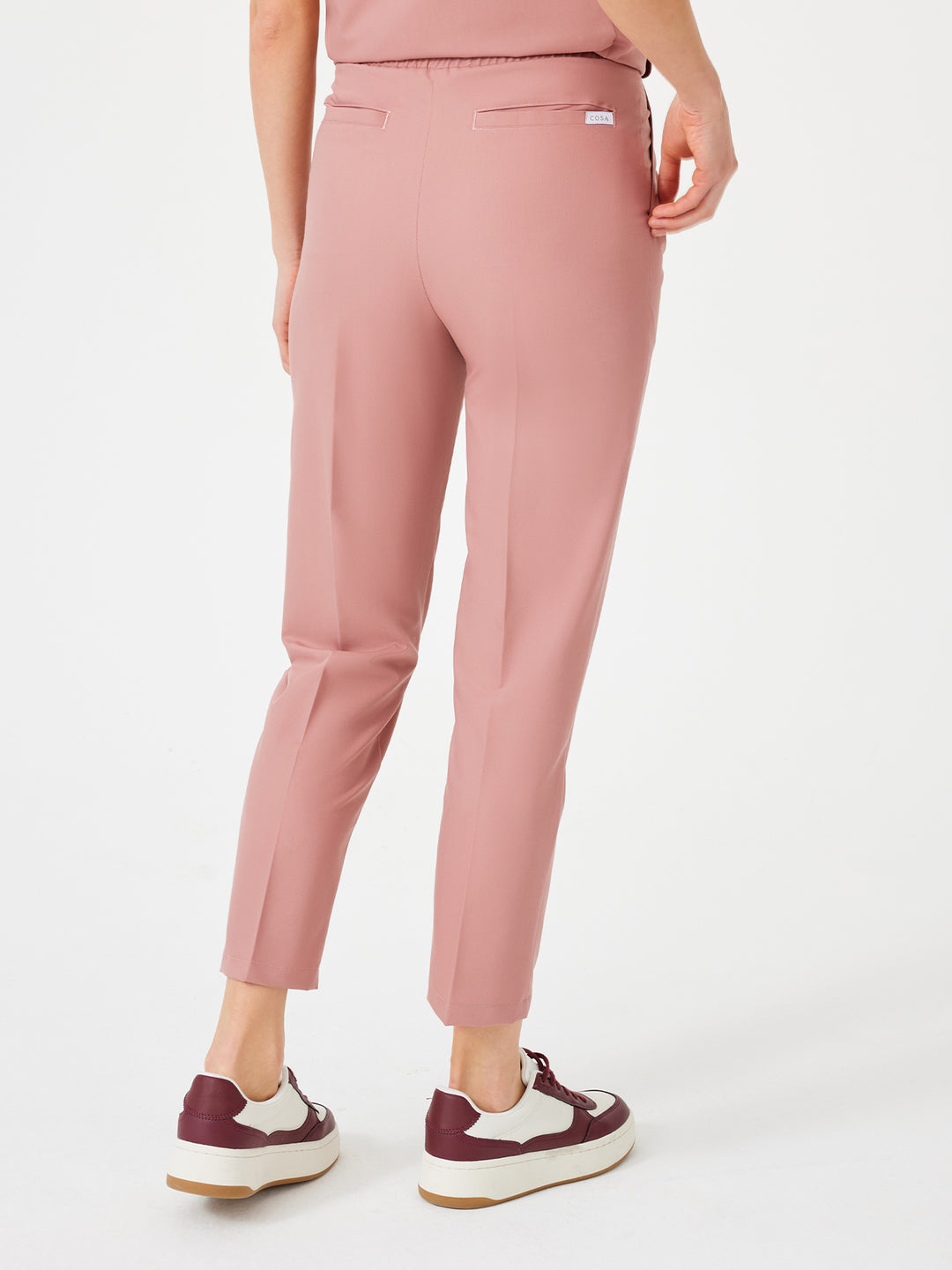 Cosa Citius Women's Pleated Trousers - Powder