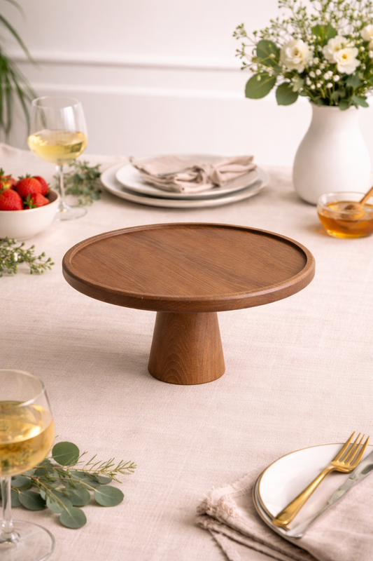 Natural Wood Stand 28 cm