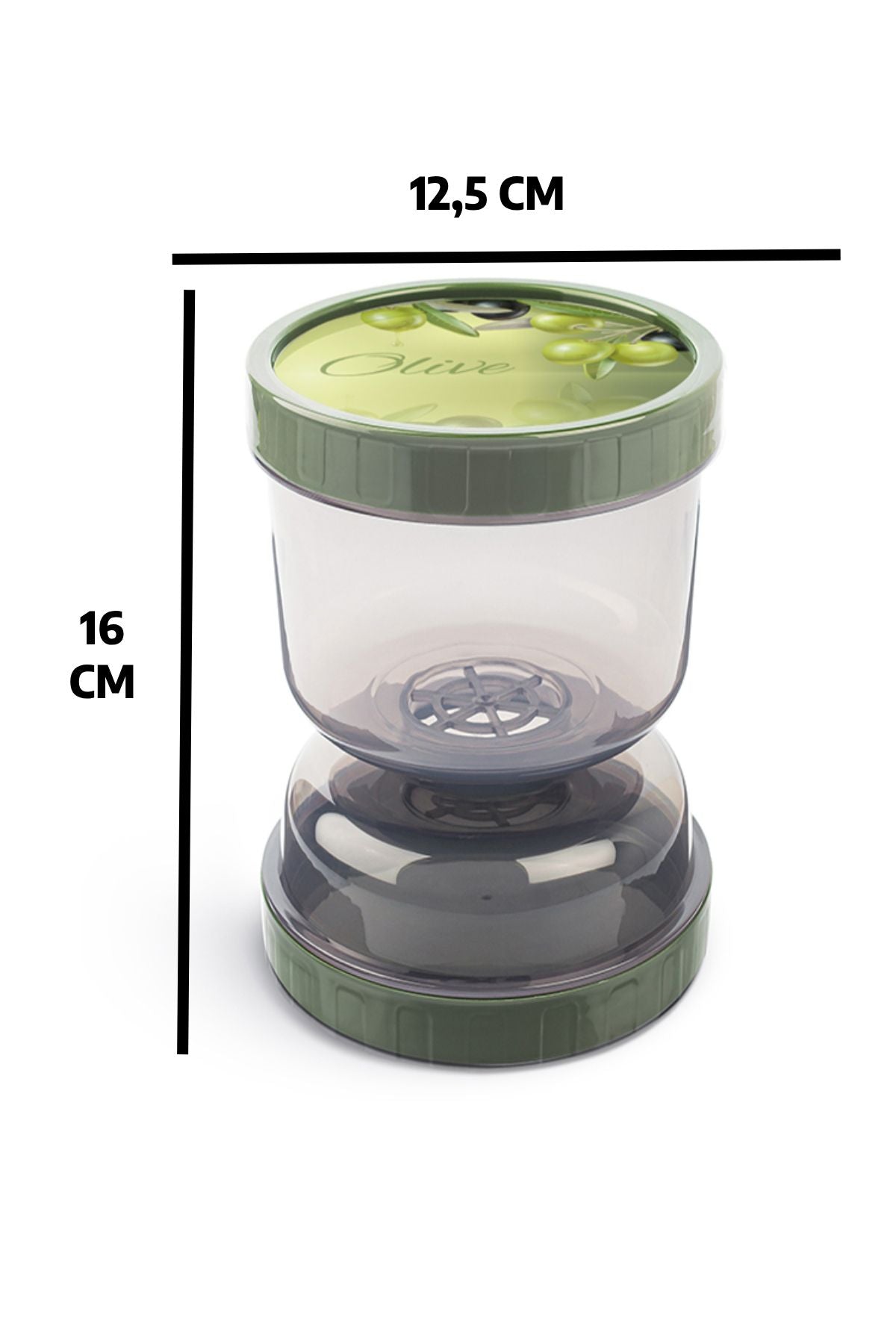 Hourglass Strainer Storage Container