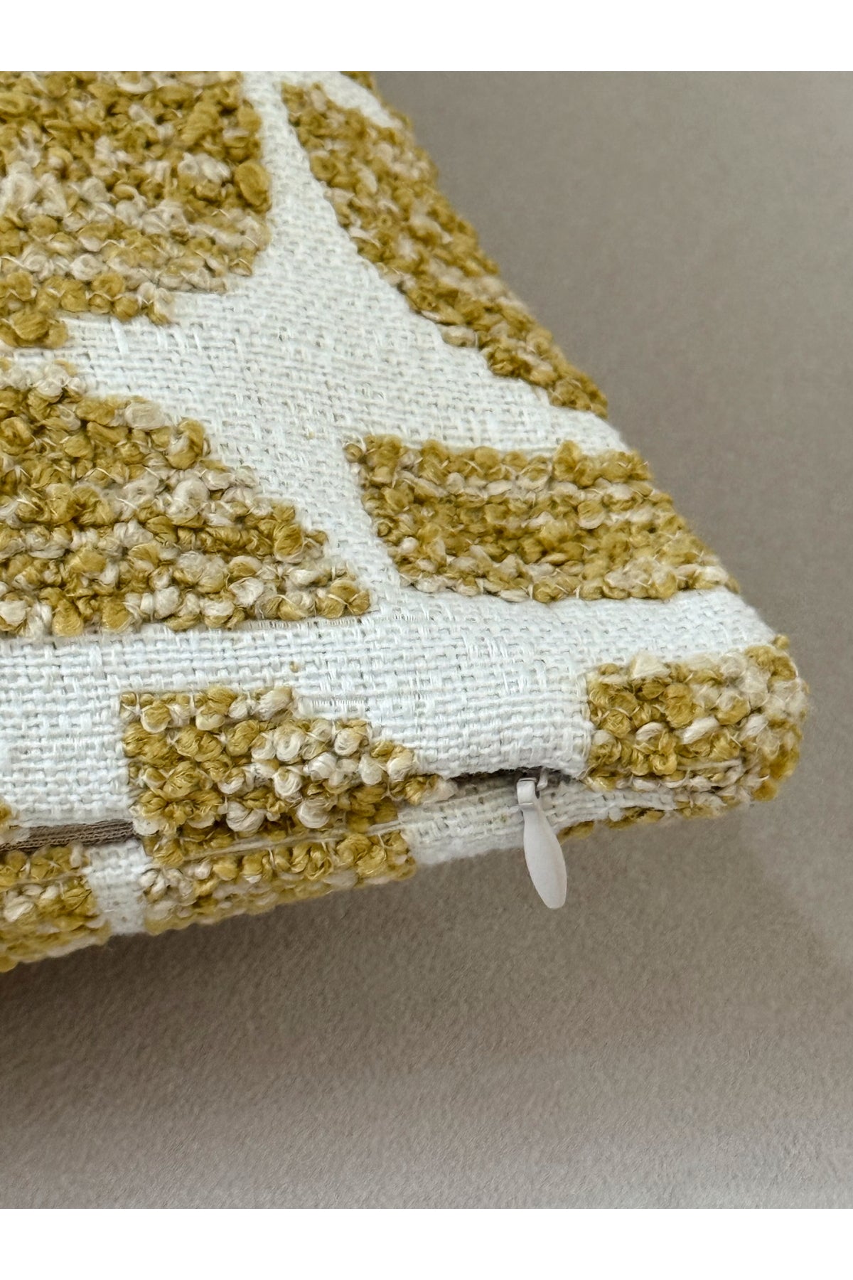 Lunea Geometric Decorative Pillow Cover – Mustard
