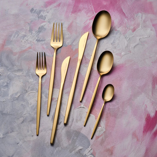 Karaca Camille 84 Piece Cutlery Set for 12 People