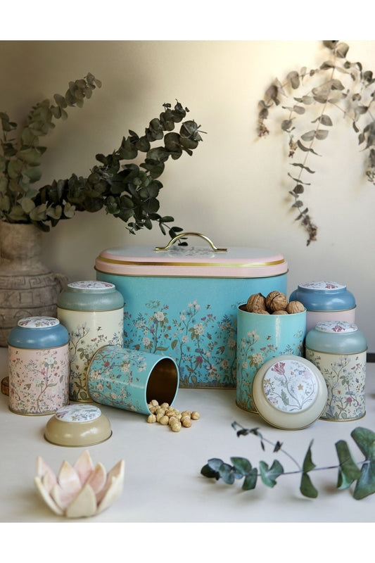 Botanica Metal Storage Containers Set of 7