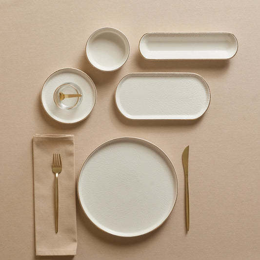 Komo 32 Piece 6 Person Breakfast Set Gold