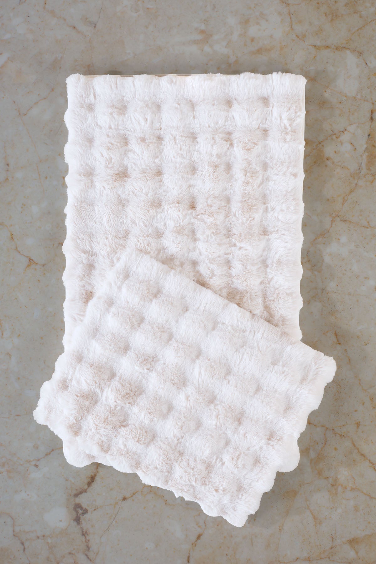 Toffy Doormat Set (60x100 cm) Cream