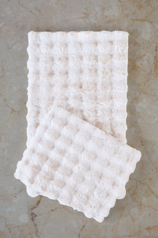 Toffy Doormat Set (60x100 cm) Cream