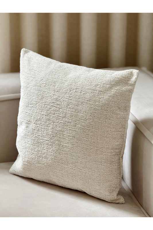 Pure Textured Decorative Pillow Cover – Ecru