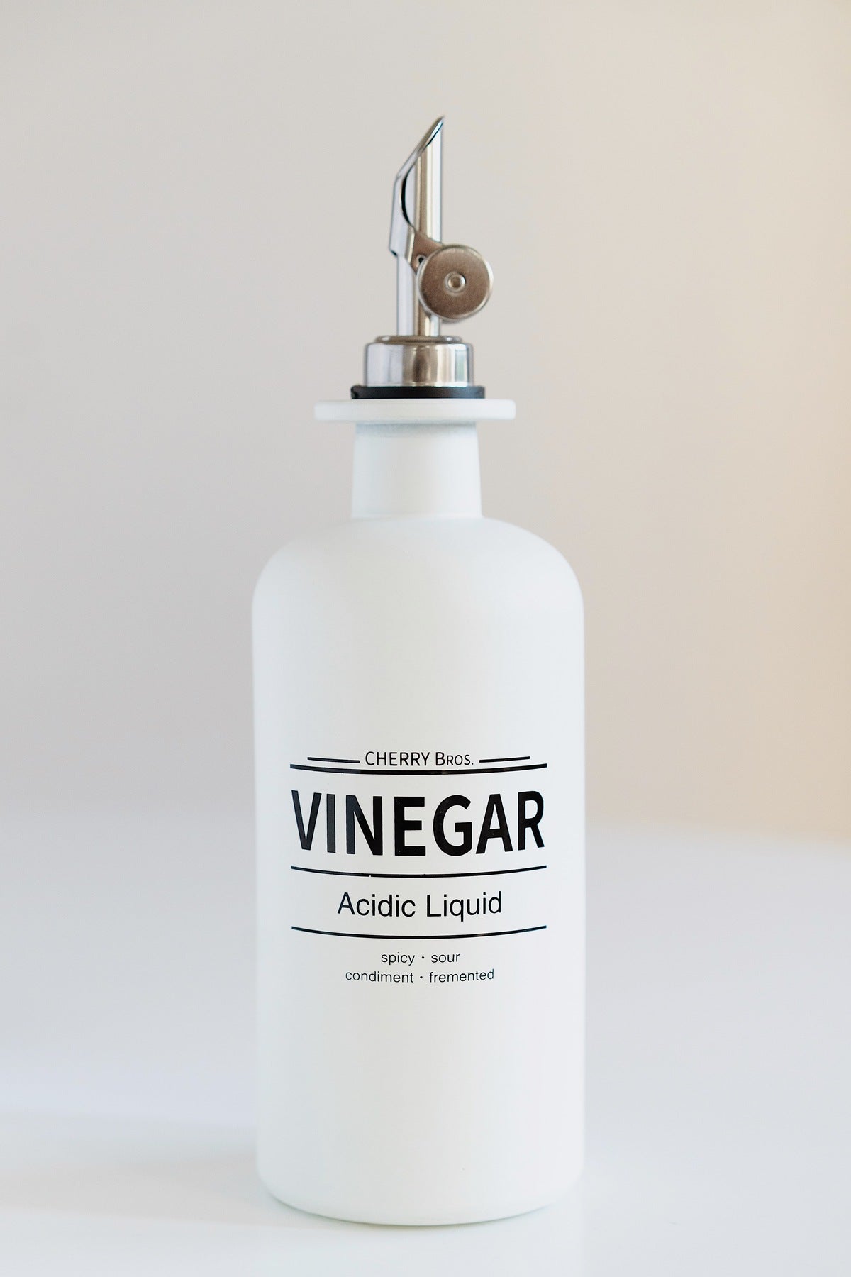 Matte Glass Oil & Vinegar Bottle Set – 2 Piece